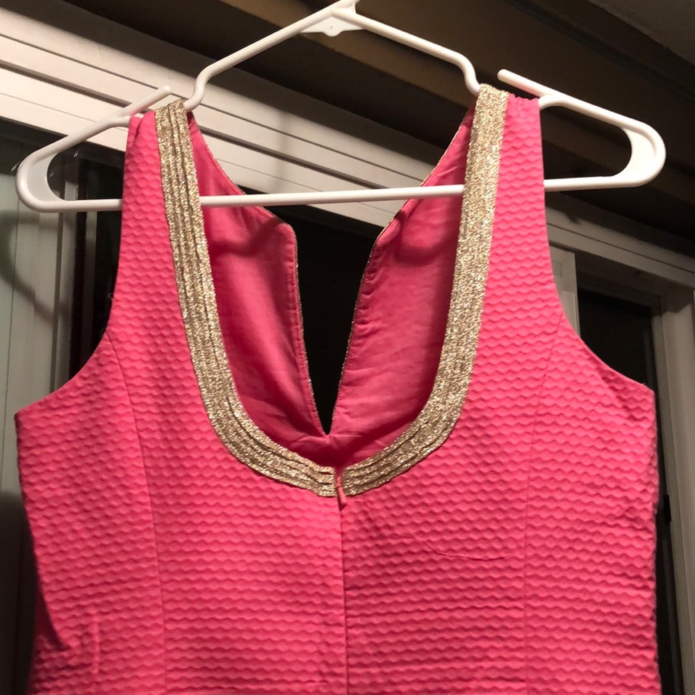 Lilly Pulitzer Pink Shift Dress - size 6 - Picture 4 of 6